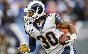 Download Wallpapers Todd Gurley 4k American Football La Rams Running Back N American Downlo Todd Gurley Fantasy Football Rankings American Football