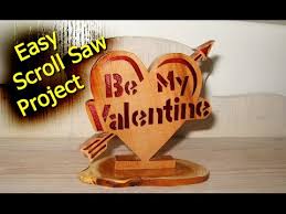 Spring holiday pole people patterns ». Make A Valentine Heart With Resin Inlay On The Scroll Saw Woodworking How To Youtube