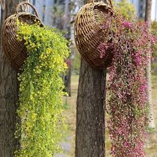 The best in design, decoration and style. 1m Artificial Fake Silk Flower Vine Hanging Garland Plant Home Garden Decoration Wedding Supplies Wedding