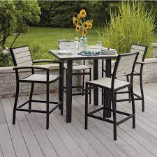 Sunbrella fabric is widely recommended as the best for outdoor furniture. Counter Height Dining Set Outdoor Outdoor Bar Height Table Polywood Outdoor Furniture Outdoor Tables And Chairs