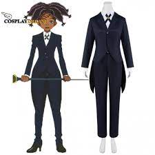 Hunter x Hunter Canary Cosplay Costume Halloween Carnival Party Female Suit  Coat Top Pants Tie Hunter x Hunter Cosplay Outfits - AliExpress