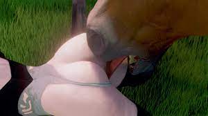 Horse Eating Out 2B Pussy in Nier Automata Porn Animation