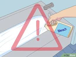 For example, many people use bleach in their bathrooms to wipe down their toilets and bathtubs. 3 Ways To Clean A Bathtub With Bleach Wikihow