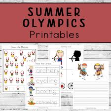summer olympics printable pack simple living creative learning
