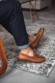 Authentic Original Leather Boat Shoe In 2020 Leather Boat Shoes Boat Shoes Mens Boat Shoes Outfit