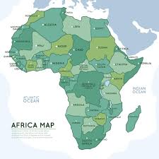 Detailed geography information for teachers, students and travelers. Free Vector Hand Drawn Africa Map Infographic