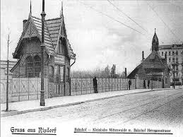 1900 Bahnhof Hermannstrasse Mit Dem Eingang Der Nme Und Der Ringbahn Hinten Im Bild Historische Fotos Berlin Spree Bahn Berlin