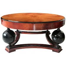 Great savings & free delivery / collection on many items. Art Deco Style Coffee Table In Elm Burl And Black Lacquered