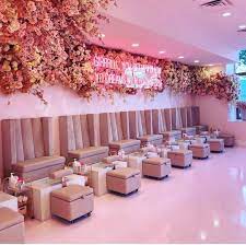 The Beauty Hunt On Instagram Follow Your Dreams Salon Inspo Wenailditla Salon Beauty Hair Salon Interior Nail Salon Design Nail Salon Decor