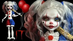 Harley Quinn + Pennywise (It) inspired Doll