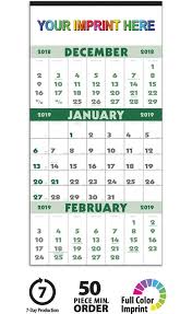 Pin On 2019 Jumbo 3 Month View Calendars
