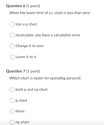 solved question 6 1 point when the lower limit of a c c