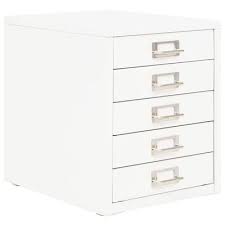 How to make a file cabinet out of a dresser. Vidaxl Filing Cabinet With 5 Drawers Metal 11 X13 8 X13 8 White Vidaxl Com