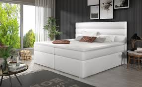 Composad bett 180 x 200 cm hochglanz weiss privilegio online. Boxspringbett 180x200 Softy Weiss Sofas Zum Halben Preis