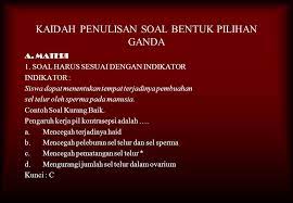 Kaidah Penulisan Soal Esai Dan Pilihan Ganda Ppt Download