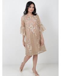 Tutorial dress brokat dengan paduan kain batik. 50 Inspirasi Dress Brokat Panjang Dan Pendek Terbaru 2020