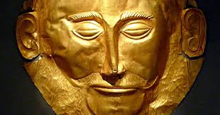 Agamemnon Mask at The Minoans and Mycenaeans: Traditions and Evolutions on  Virmuze