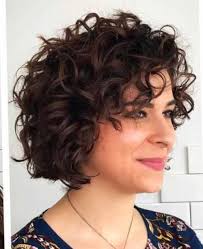 A classic short bob with bangs hairstyle can vary in length, but generally starts from the ear and ends at the neck if you're all about texture, this choppy bob is especially great for those with fine hair who want adding sultry, waved side bangs to a short curly bob instantly adds a glam touch to your style. Short Curly Bob Bob Haircut And Hairstyle Ideas