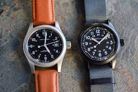 Many of those were field watches that were worn on the wrists of a variety of soldiers. Hamilton Khaki Field Mechanical 38mm Black Pvd Review Price
