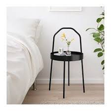 Burvik Table D Appoint Noir 38 Cm Table D Appoint Ikea Table De Chevet Table De Salon