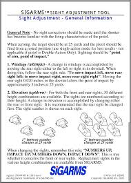 Sig Sauer Sight Heights And Sight Numbers Real Gun Reviews