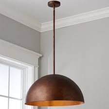 Kasbah Metal Dome Pendant Copper Pendant Lights Kitchen Dining Table Pendant Light Copper Interior