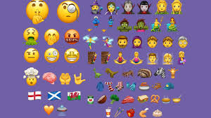 Whatsapp smileys emojis zum ausdrucken. 56 Neue Emojis Bei Whatsapp Co Brezel Fee Kotz Emoji Frau Mit Kopftuch Kommen Aufs Smartphone