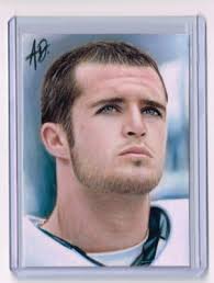 20157ACEO Sketch Card DEREK CARR Oakland Raiders 1/1
