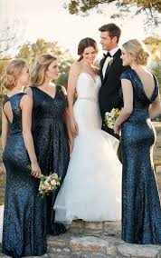 D2027 Fit And Flare Wedding Dress With Sweetheart Neckline By Essense Of Australia Midnight Blue Bridesmaid Dresses Sequin Bridesmaid Sequin Bridesmaid Dresses
