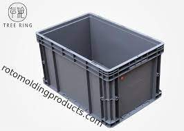 Heavy duty front, back and side grips allow. Euro Stackable Heavy Duty Plastic Storage Containers 600 400 340mm 50 Liter
