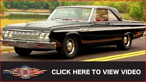 There are very few that survived in this condition and maybe only a handful with their interior as fine as this one has and as well preserved as this! 1964 Plymouth Sport Fury Max Wedge Sold Youtube