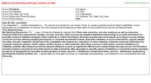 Mathematician Applied Mathematics Cover Letters