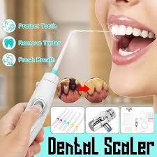 A dental scraper, or dental scaler, is a small tool which removes plaque and tartar from your teeth. Portable Dental Scaler Tooth Calculus Remover Tooth Stains Tartar Cleaner Tool Dentist Whiten Teeth Health Dental Scaler With 6pcs Nozzles Buy At A Low Prices On Joom E Commerce Platform