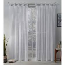 These curtains will brighten up your home and add warmth to it. Exclusive Home Curtains Winter White Linen Tab Top Sheer Curtain 50 In W X 84 In L Set Of 2 Eh8330 01 2 84l The Home Depot