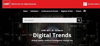 Cebit 2017 20 24 March Global Event For Digital Business Hannover Germany Digital Business Communication Networks Business Security