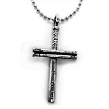 We are americans and love this country and put fellow americans to work with this made in the usa lead free pewter pendant with many finishes. Baseball Bats Cross I Can Do All Things Necklace Christianbook Com