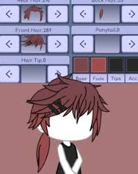 #gacha #hair #long #brown #ponytail #gachhair #gachalife #chiesuka sticker by c h e s s. 80 Ideer Pa Gacha Life Hair Boys I 2021 Neko Ting At Tegne Tegninger