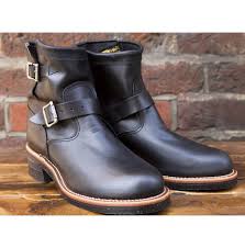 Biker Boots For Men Handmade Mens Black Biker Rider Rebelsmarket