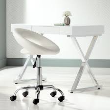 Wood adjustable movable computer laptop desk hospital table roll office rolling cart over bed stand sumosporty. Studio 55d Orbit Black Faux Leather Adjustable Rolling Office Stool Office Products Office Furniture Accessories