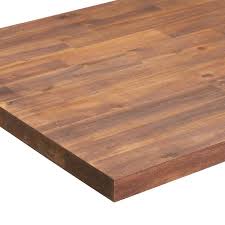 Sparrow Peak 8 Ft Spice Stained Straight Butcher Block Acacia Kitchen Countertop Lowes Com In 2020 Butcher Block Butcher Block Countertops Butcher Block Kitchen