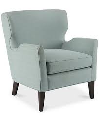 Paxton Accent Chair Direct Ship Living Room Collections Furniture Macy 39 S Blue Accent Chairs Light Blue Accent Chair Modern Occasional Chairs