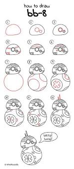How To Draw Bb 8 From Star Wars Easy Drawing Step By Step Perfect For Kids Let S Draw Kids Http Letsdrawk Drawing Stars Star Wars Drawings Easy Drawings