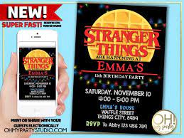 Well you're in luck, because here they come. Stranger Things Invitation Spiderman Birthday Party Invitations 2nd Birthday Invitations Birthday Party
