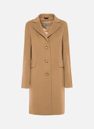 Burberry camel single breasted trench coat wool cashmere blend size uk4. Camel Single Breasted Wool And Cashmere Icons Coat Cinzia Rocca