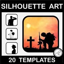 Anzac day is a day for commemorating the contributions of the australian and new zealand armed forces which occurs every year on april 25th. Anzac Day Silhouette Art In 2021 Anzac Day Silhouette Art Remembrance Day
