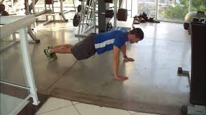 #Peito Flexão de braço