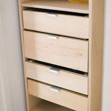 Turn your standard wall closet into a custom built in closet & dresser. Diy Closet Organization House Becoming Home