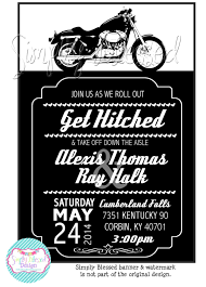 Motorcycle Wedding Invitation Diy By Simplyblesseddesign Motorcycle Wedding Invitations Motorcycle Wedding Wedding Invitations Diy