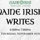 Maine Irish Writes: September