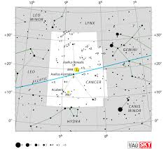 Cancer Constellation Facts Myth Star Map Major Stars